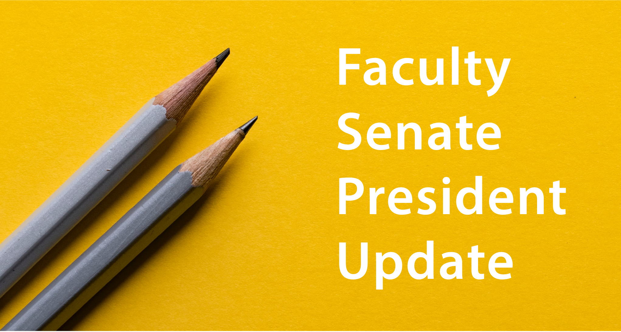 faculty senate president update
