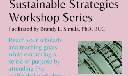 Faculty Flourishing: Tips from the Sustainable Strategies Workshop Series