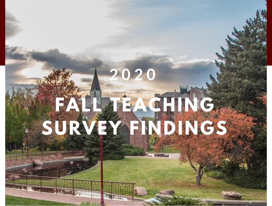 2020 fall teaching survey findings