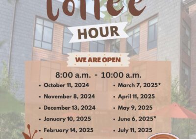 Join your faculty colleagues and Faculty Affairs staff for a Faculty Coffee Hour!